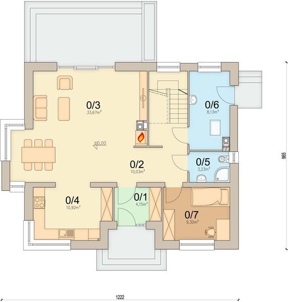 Parter projektu Tofi 4 modern