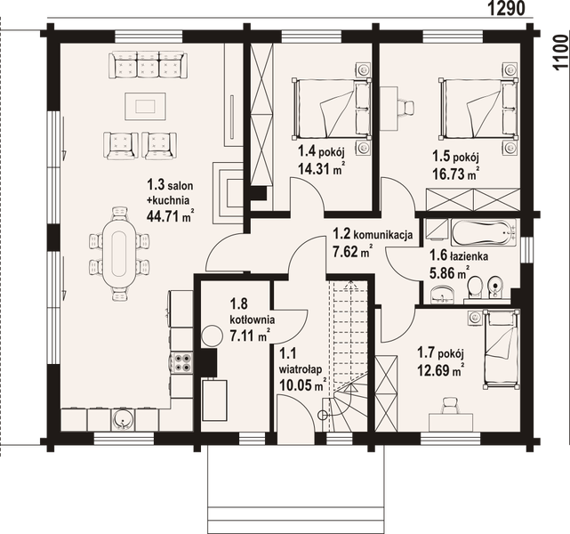 Parter projektu Andrzejówka 22 dw