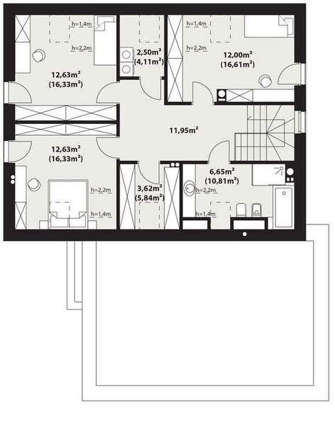 Poddasze projektu Nela 3