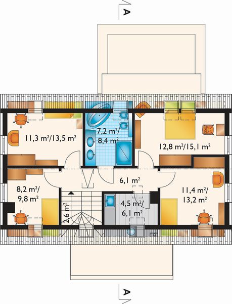 Poddasze projektu Elza Solo (1781)