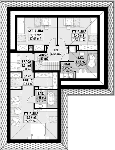 Poddasze projektu E-164a