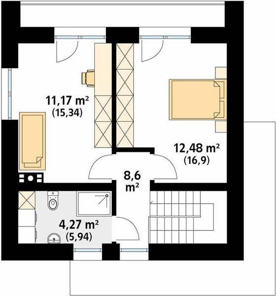 Piętro 1 projektu Lopra 3