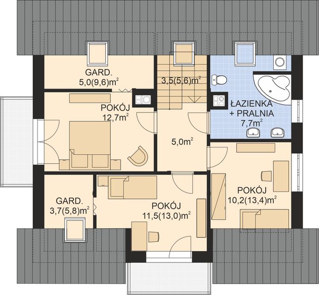 Poddasze projektu APS 341