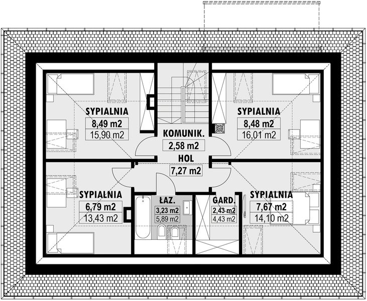 Poddasze projektu E-285a