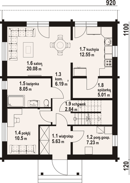 Parter projektu Grochowice 77 dw