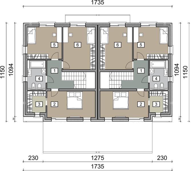 Piętro 1 projektu Lancelot 1
