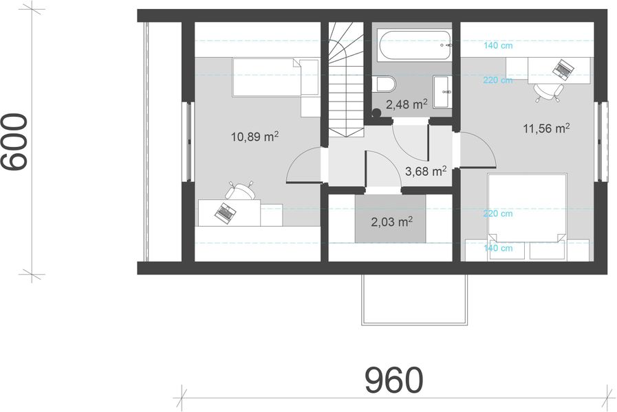 Poddasze projektu uA284