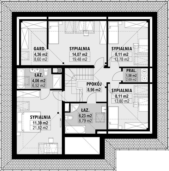 Poddasze projektu E-288