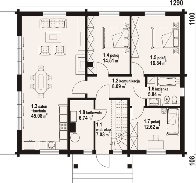 Parter projektu Andrzejowo 1 dw