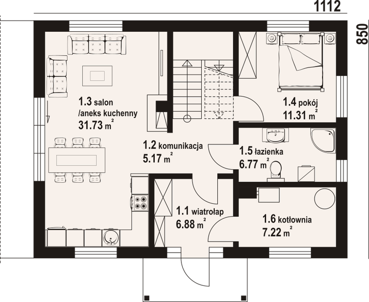 Parter projektu Żarowo 6m
