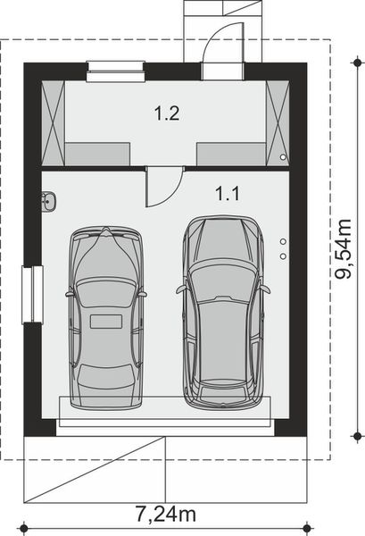 Parter projektu Garaż ARP08