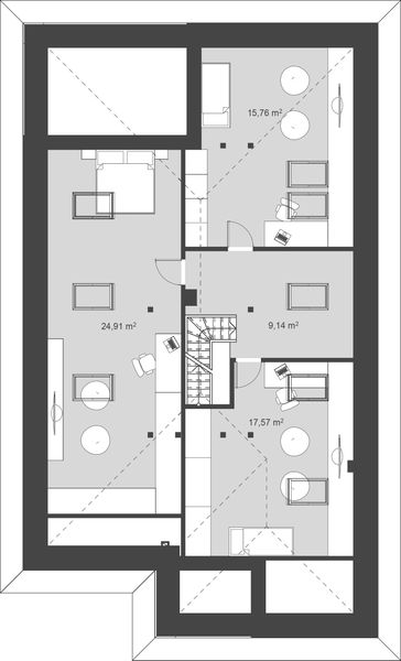 Poddasze projektu uA224