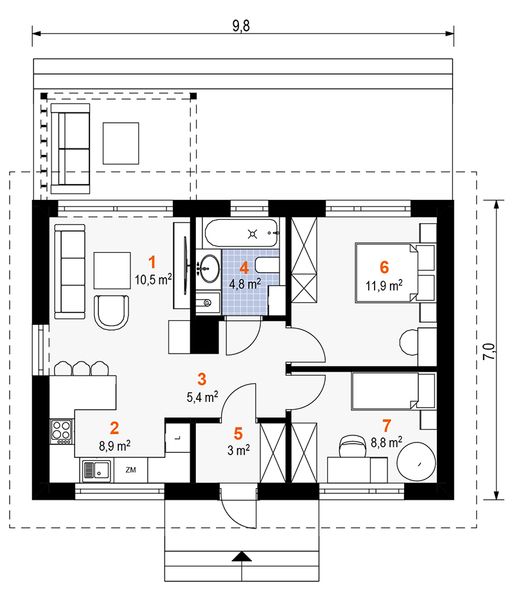 Parter projektu Martin Beta (1784)