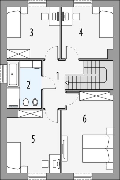 Piętro 1 projektu Milan 3