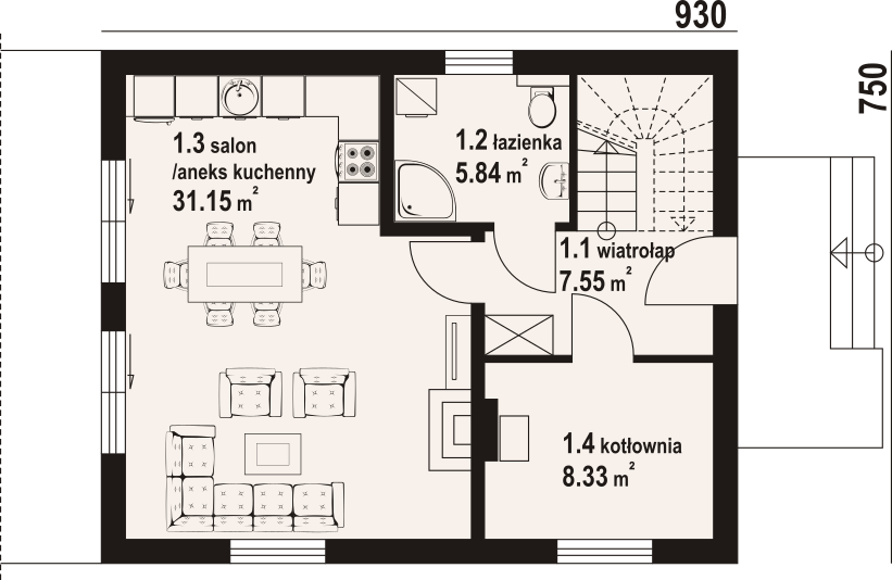 Parter projektu Trzebowice aa 70 dws