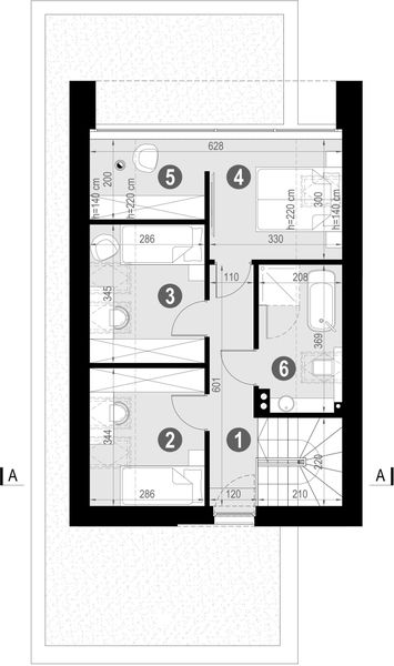 Poddasze projektu HomeKoncept 95