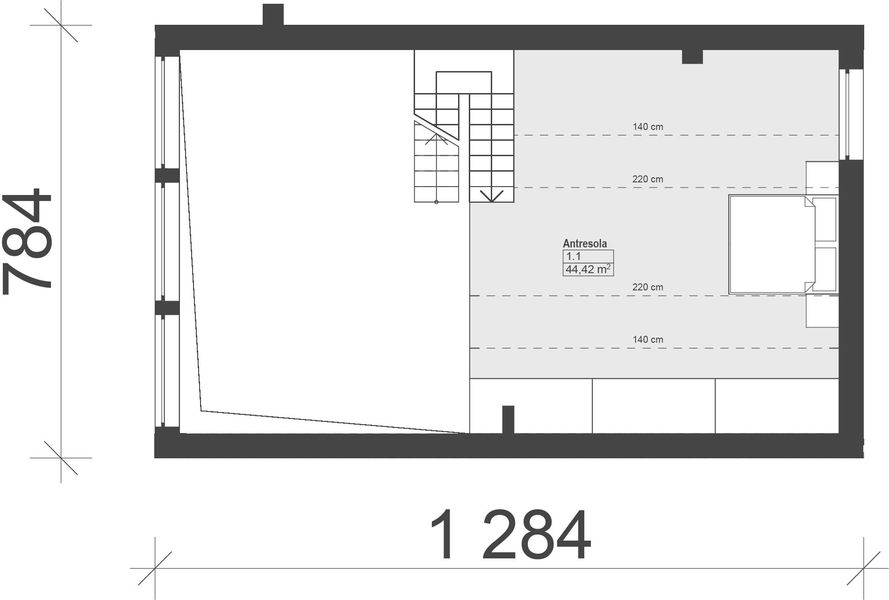 Antresola projektu uA67v6