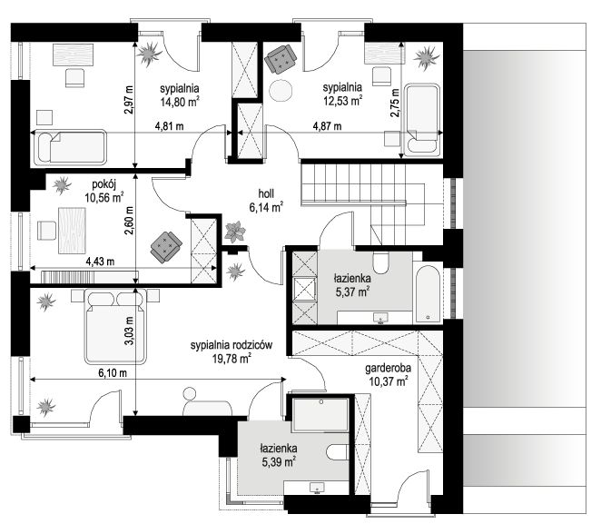 Piętro 1 projektu Tytan 5