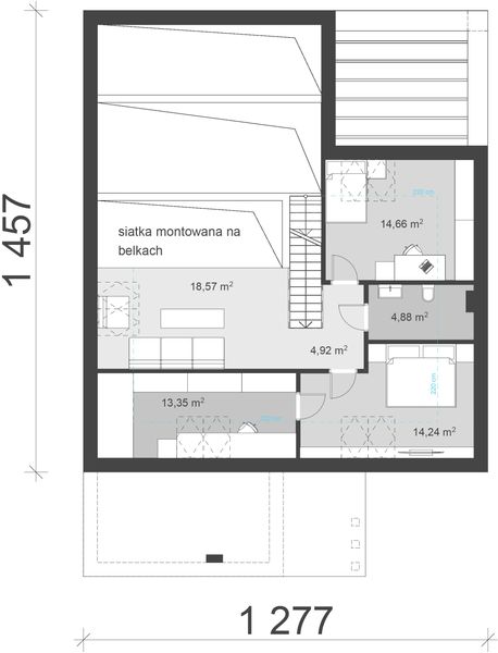 Poddasze projektu uA235