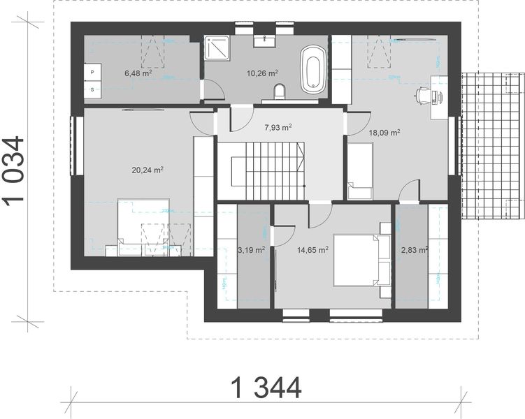 Poddasze projektu uA290