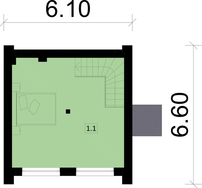 Poddasze projektu Ka152 war.1