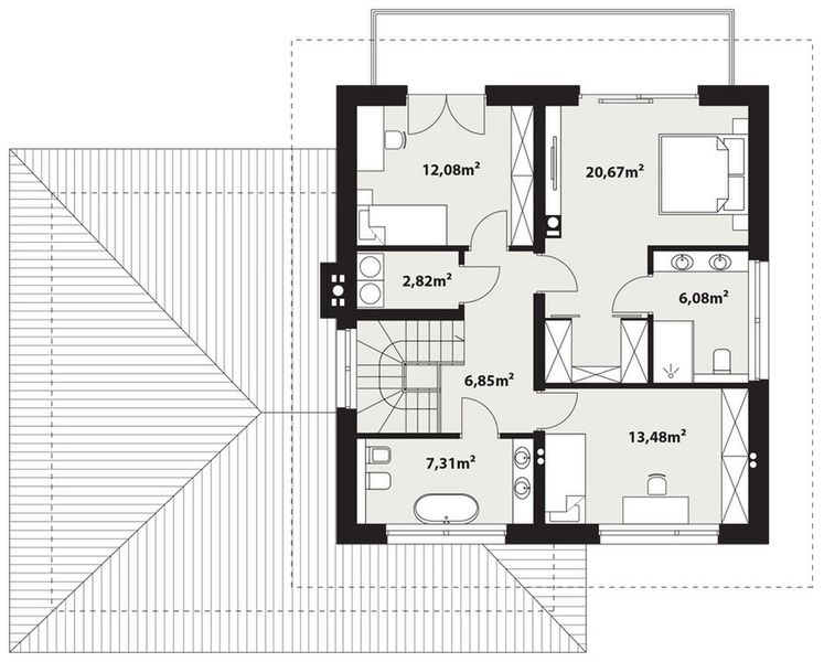 Piętro 1 projektu Terra 2