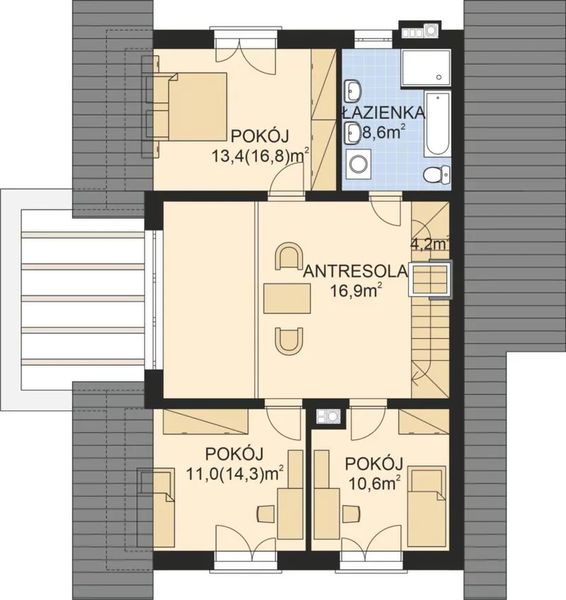 Poddasze projektu APS 318