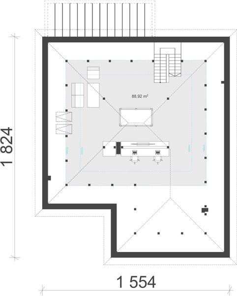 Poddasze projektu uA291