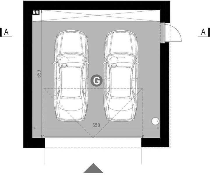 Parter projektu Garaż HomeKoncept G 07