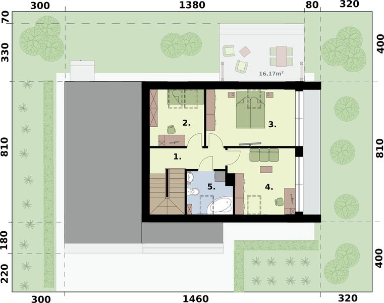 Poddasze projektu Sevilla 6A