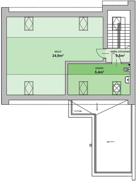 Poddasze projektu MJS-106