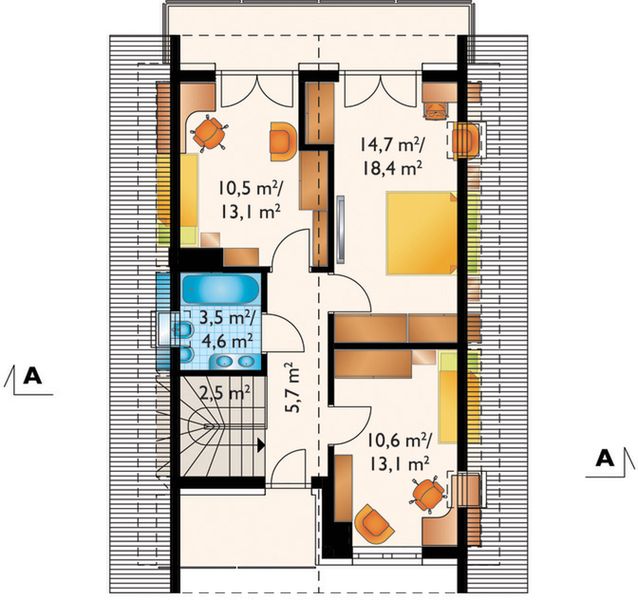 Poddasze projektu Koral (1792)