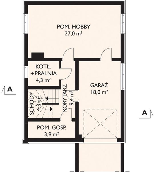 Piwnica projektu Koral (1792)