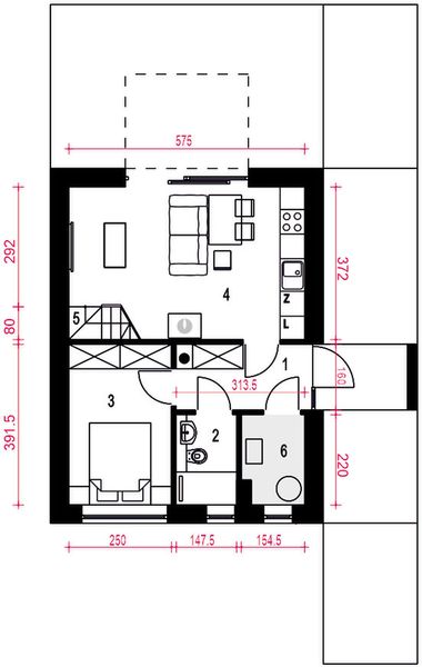 Parter projektu Figiel bez garażu [B]