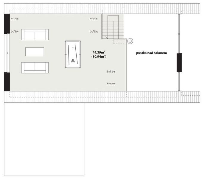 Poddasze projektu Hana 4