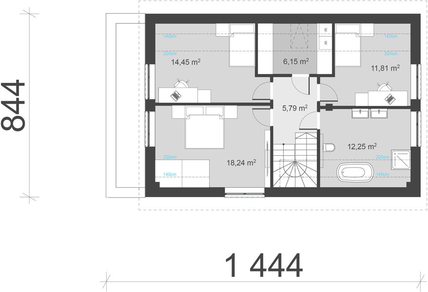 Poddasze projektu uA296