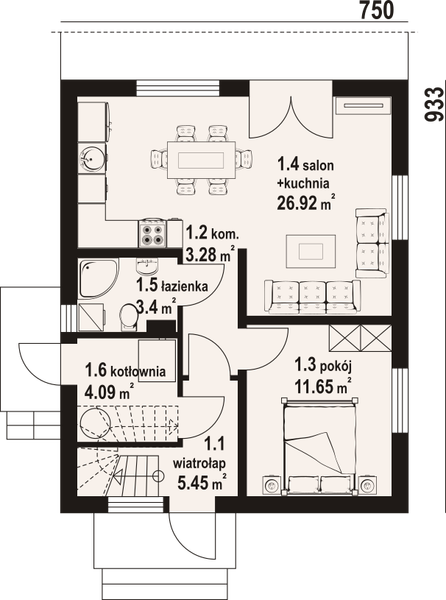 Parter projektu Grochowo aa 70 dws