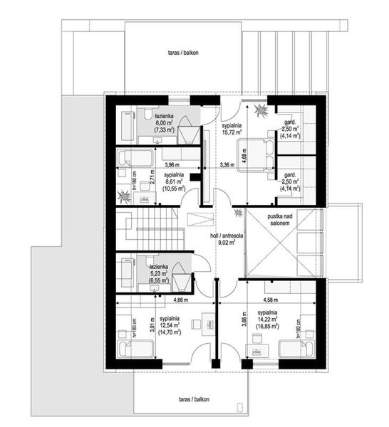 Poddasze projektu Amber 2
