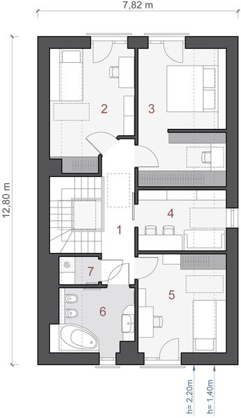 Poddasze projektu N28-BG