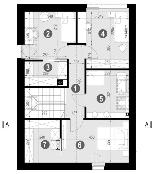 Poddasze projektu HomeKoncept 100