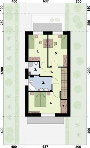 Piętro 1 projektu Altea 2