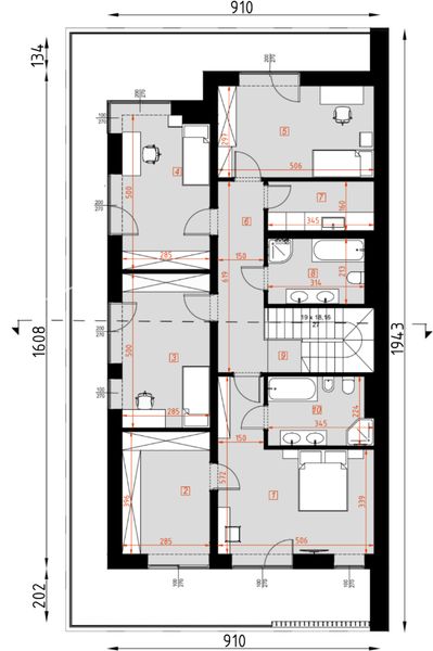 Piętro 1 projektu D330