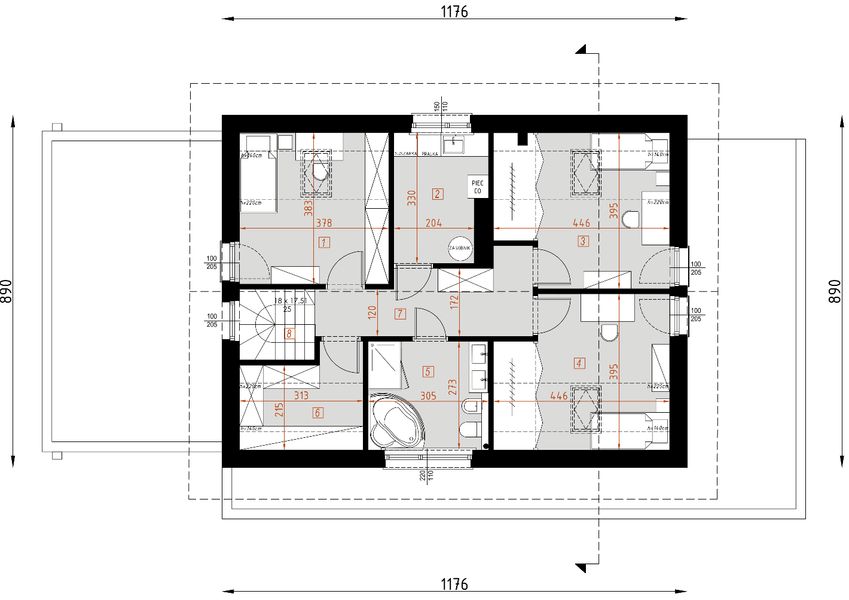 Poddasze projektu D333B