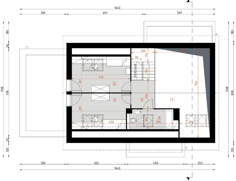 Poddasze projektu D316B