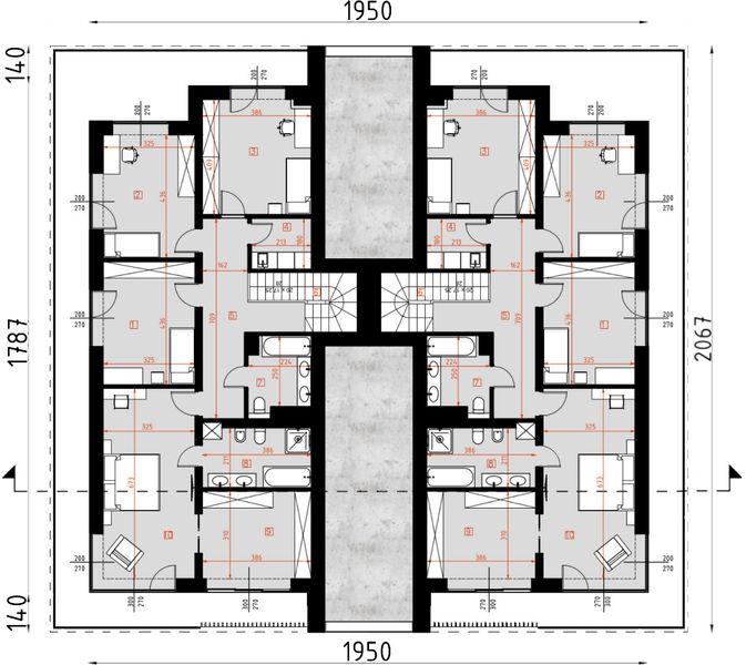 Piętro 1 projektu D331A