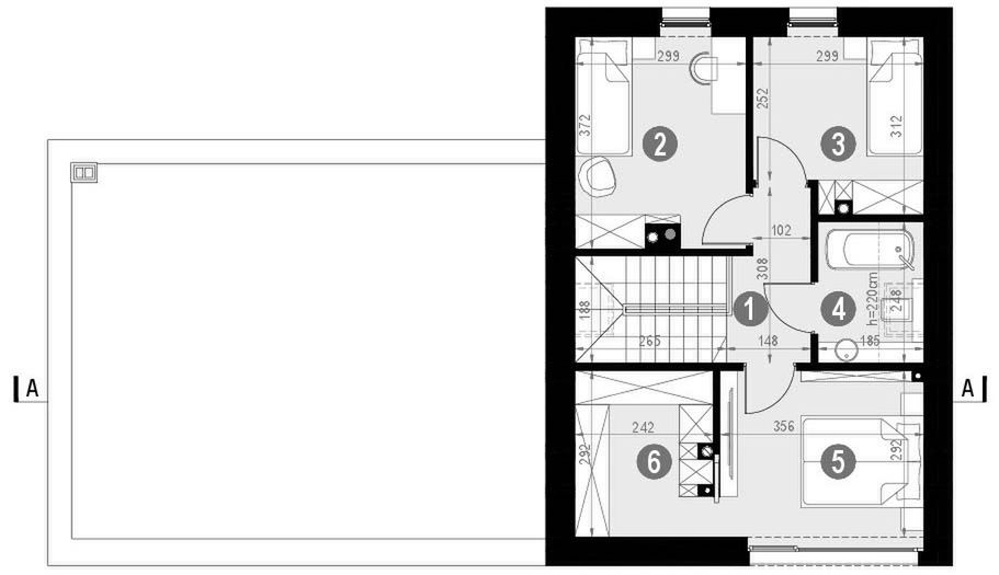 Poddasze projektu HomeKoncept 101 G2