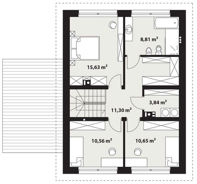 Piętro 1 projektu Milo
