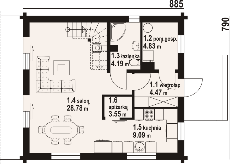 Parter projektu Gryfice aa 70 dw