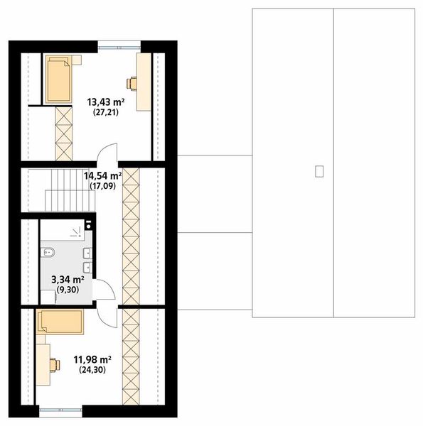 Poddasze projektu Katamaran