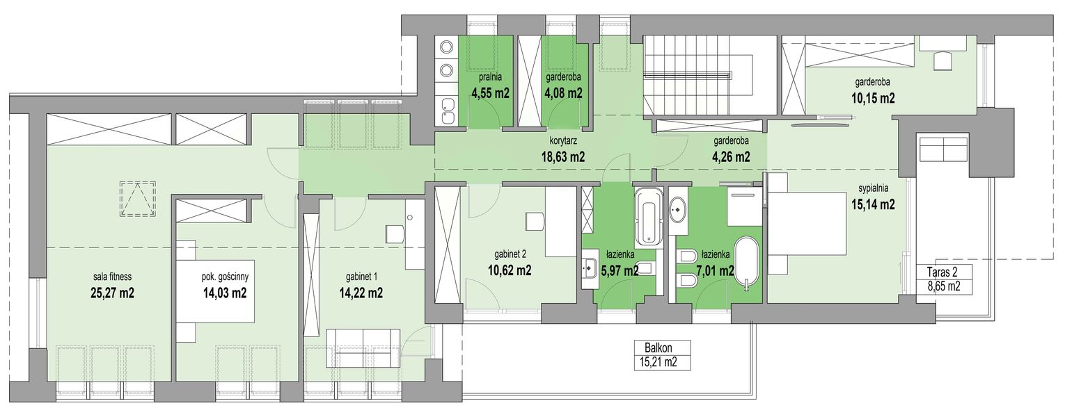 Poddasze projektu MJS-120